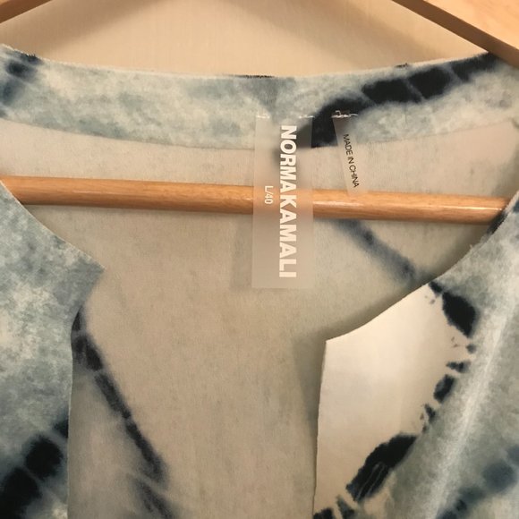 Norma Kamali Obie Gown in Blue Tie Dye | New never worn! - Picture 5 of 7